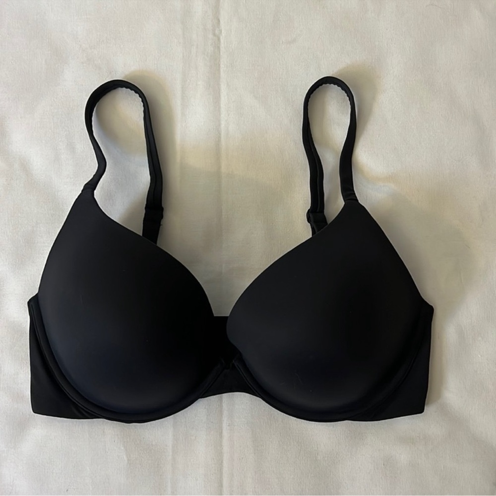 SKIMS FITS EVERYBODY PUSH-UP BRA 34B NWOT ONYX